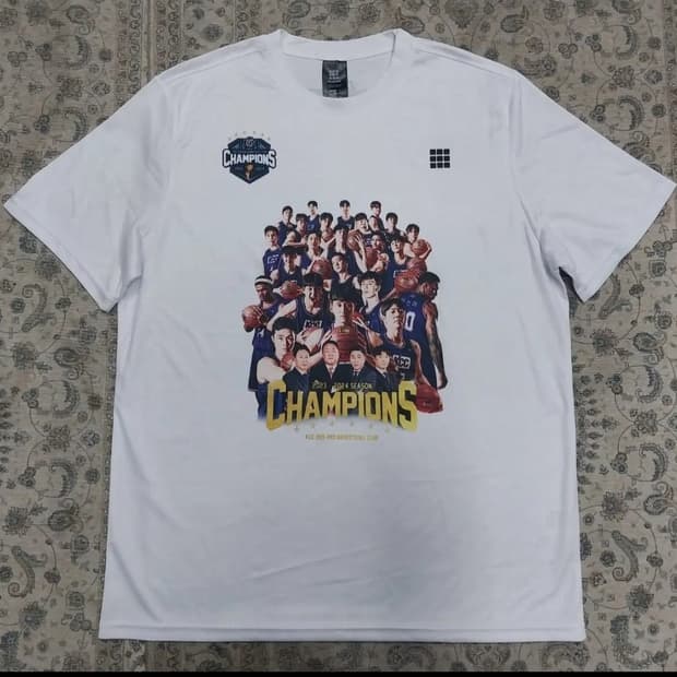 KCC 이지스 농구단 챔피언 기념 티셔츠 100