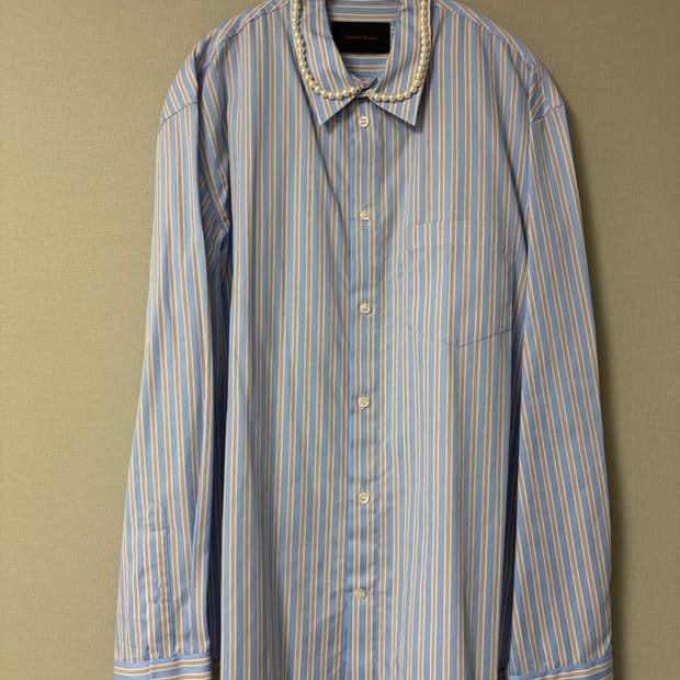 시몬로샤 스트라이프 셔츠 M