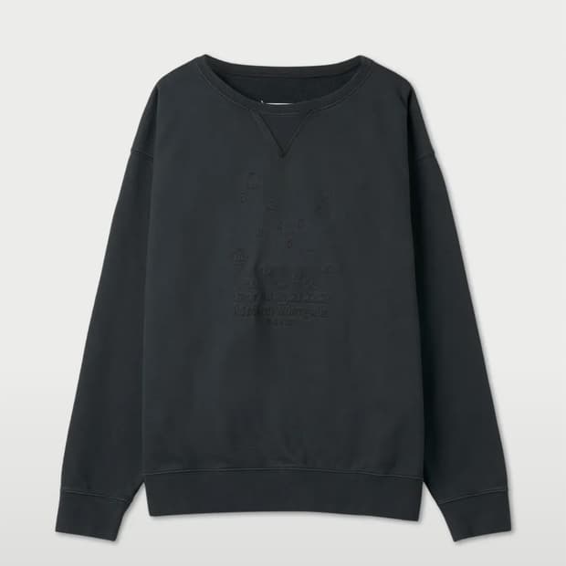 마르지엘라 뉴메릭 로고 맨투맨 m