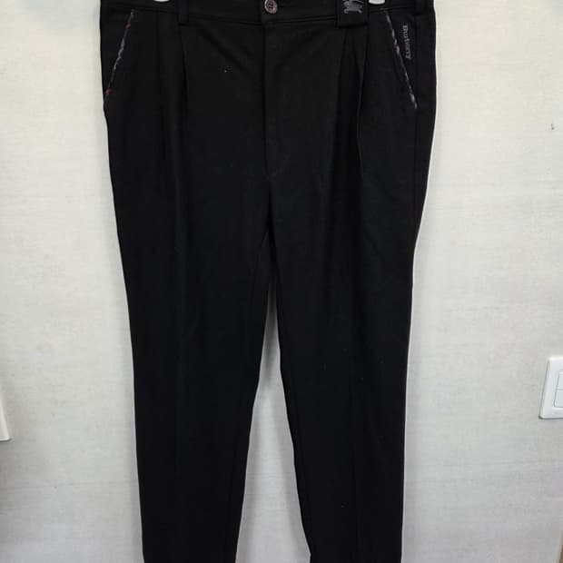 버버리 올드스쿨 투턱 모직 카브라팬츠 대략 30 31