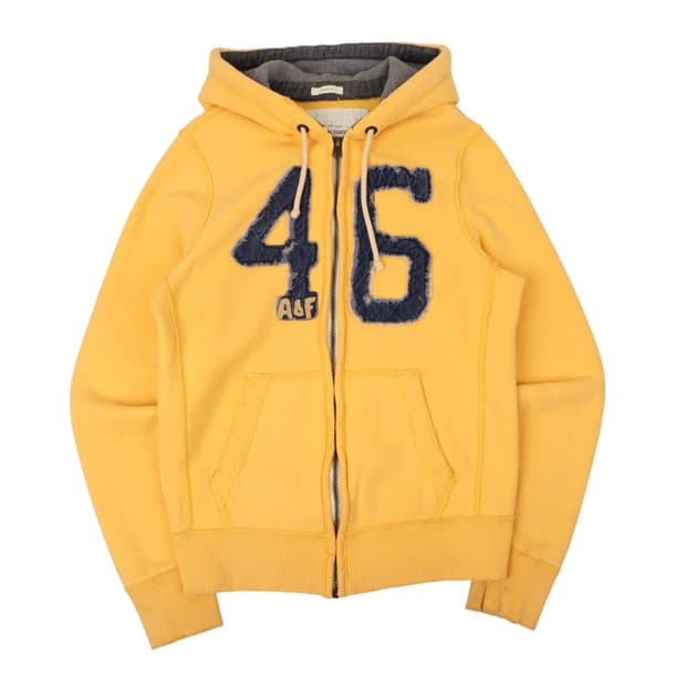 아베크롬비 옐로우 헤비 후드집업