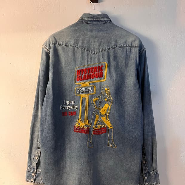 HystericGlamour 히스테릭글래머 데님셔츠