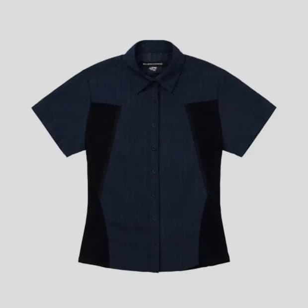 웰빙익스프레스 셔츠 Half Sleeve Hiking Shirt Navy