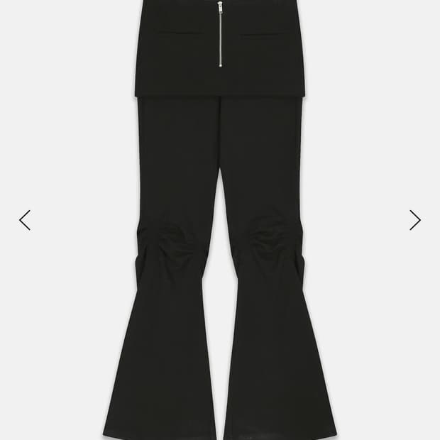 (nach)XPOSURE ZIP SWEAT SKIRT PANTS
