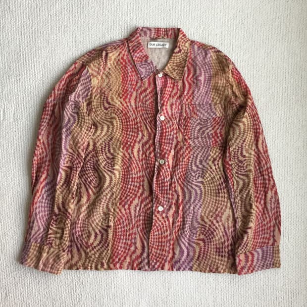 아워레가시 재즈 프린트 셔츠