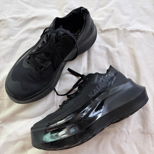살로몬 x 꼼데가르송 판타즘 플랫폼 블랙 Salomon x CDG