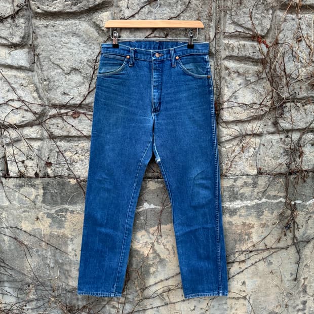 90s 랭글러 usa 빈티지 13mwz 카우보이컷 웨스턴 데님 팬츠