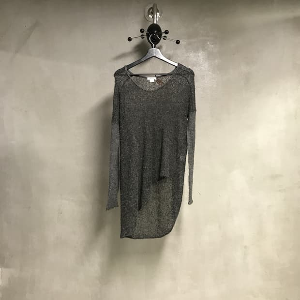 헬무트랭 니트 원피스 그레이 S