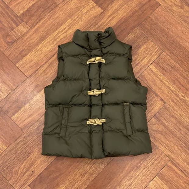 여성용 S 폴로 랄프로렌 데님앤서풀라이 덕다운 더플 패딩 조끼