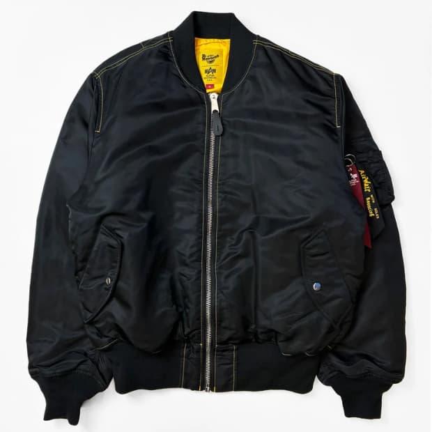 알파인더스트리 x 닥터마틴 MA-1 봄버 블루종 자켓 PN5434