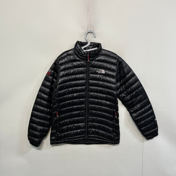 노스페이스 여성 거위털 경량패딩 90