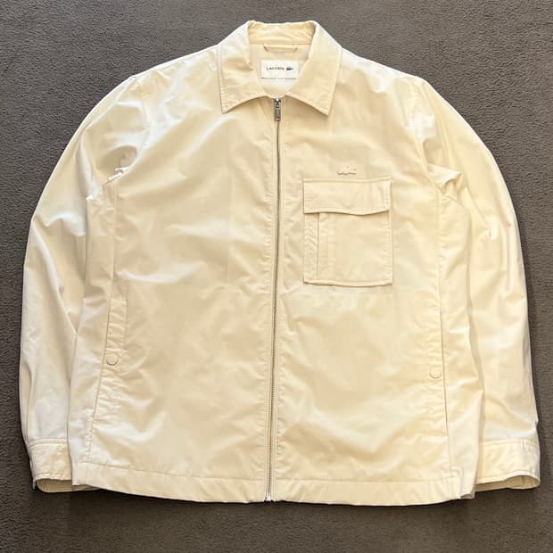 라코스테 셔츠형 나일론 자켓 처분 