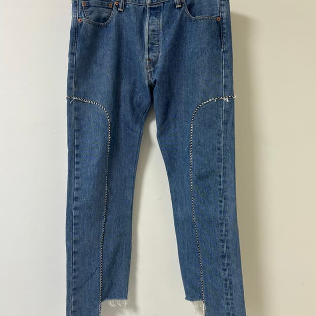 올드파크 리메이크 데님 팬츠