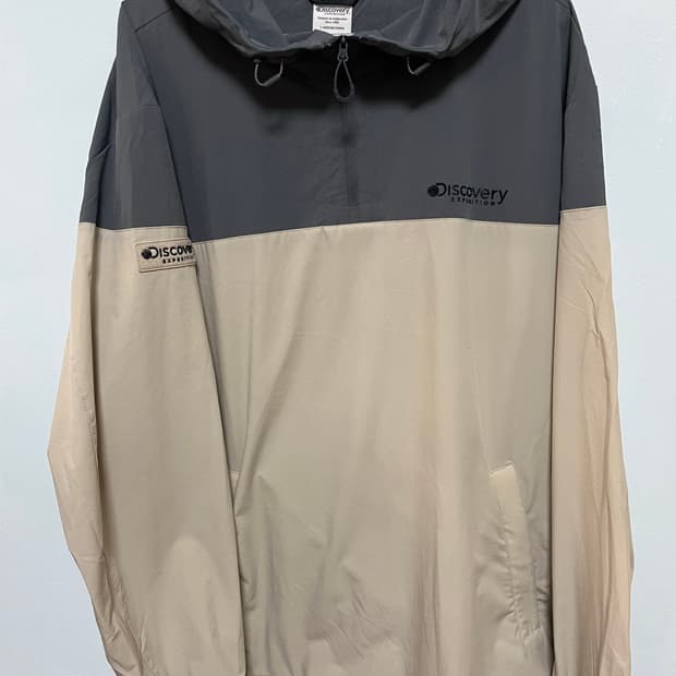 디스커버리 아노락 후드 반집업