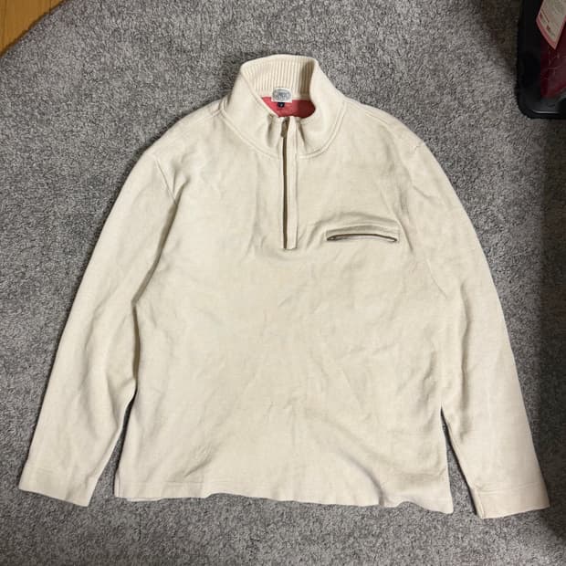 제이프레스 하프집업 니트