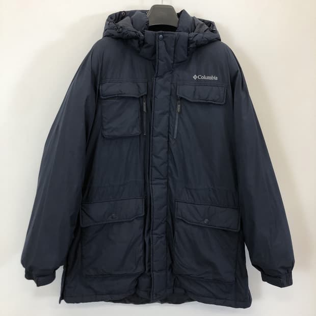 컬럼비아 멀티포켓 후드패딩 XXL