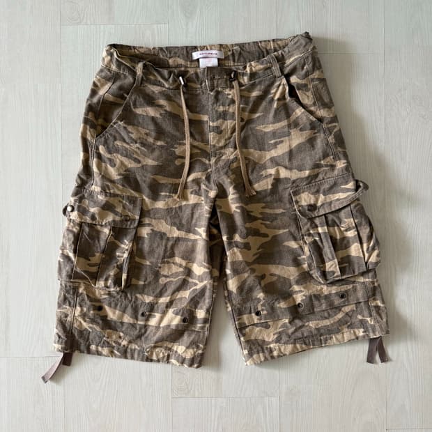 셋업이엑스이 옐로우 카보 반바지