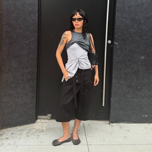 Begbegbeg WRAP BELT SHORT IN BLACK