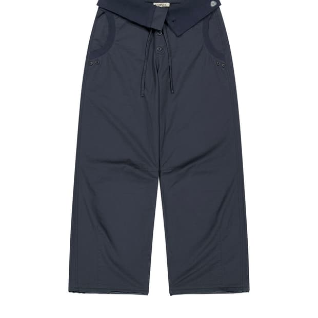 [구해요] 코이세이오 플로우 폴드 팬츠 네이비