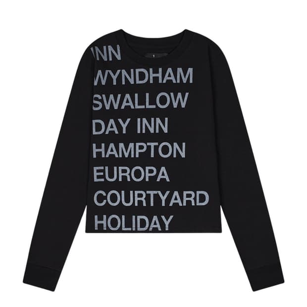 1/2 하이웨이 인 롱슬리브 티셔츠_우먼