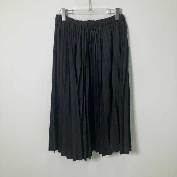 꼼데가르송 블랙 플리츠 스커트 M