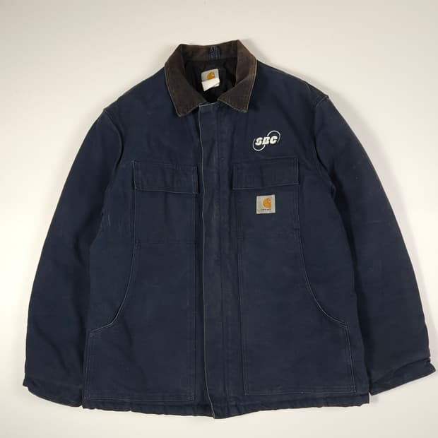 칼하트 초어 워크자켓 네이비