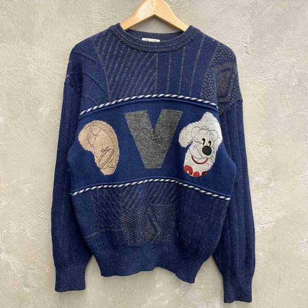 [46] 90s VAZIIE SPORT 빈티지 울 니트