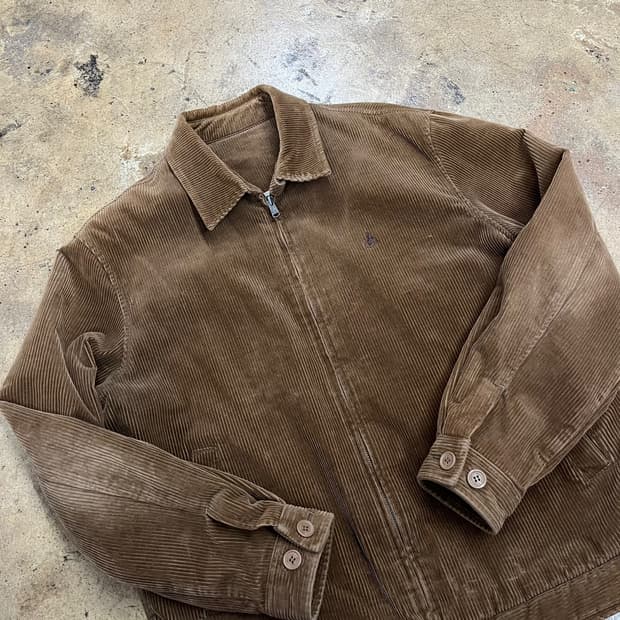 [정품] 빈폴 코듀로이 자켓 브라운 b14