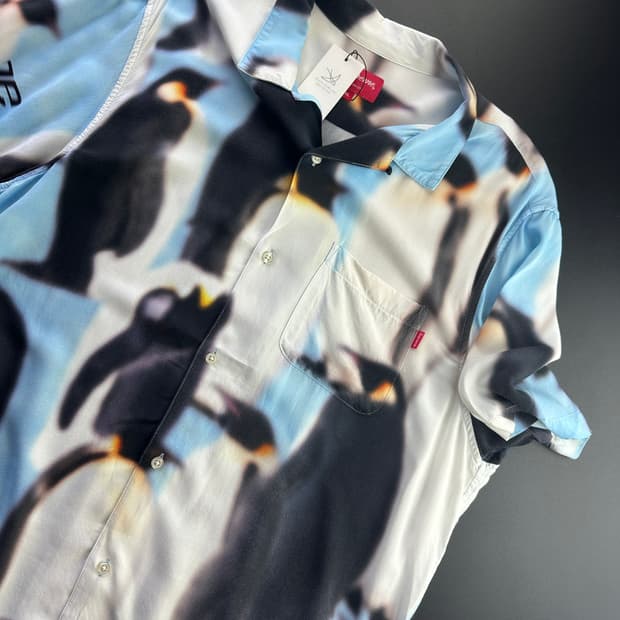 Supreme penguien rayon shirts