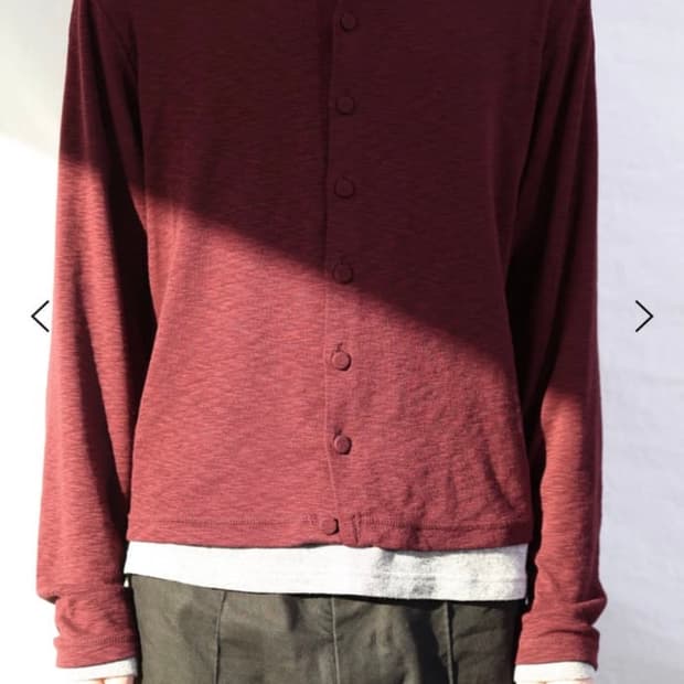 Les 가디건 버건디 2사 구함