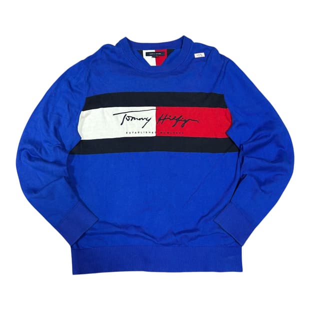 ✨ (바배) 타미 힐피거 빅로고 니트