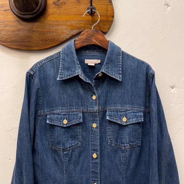 66) J.CREW Two-Pocket Denim Shirt