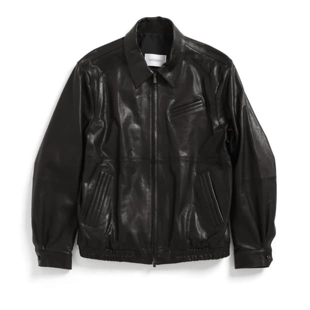 해칭룸 볼륨 스티치 레더 자켓 블랙 4사이즈 구합니다