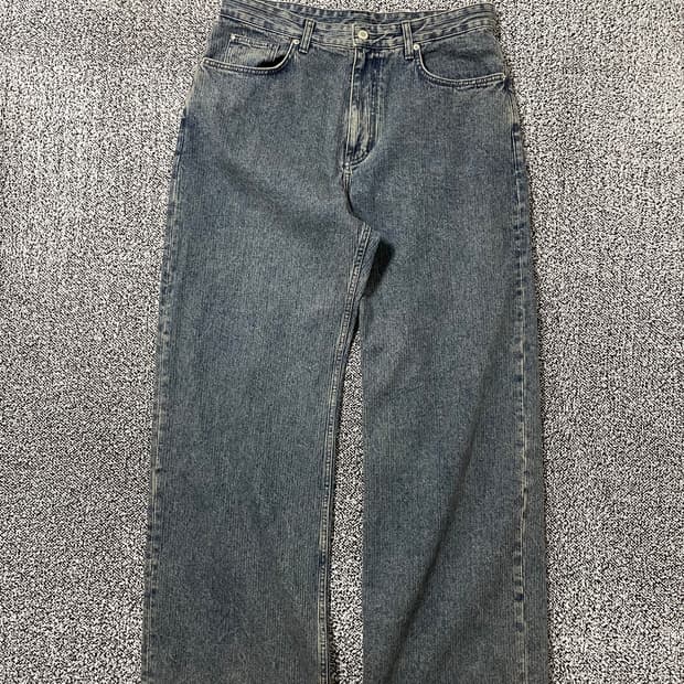 빈티지9. 벨리에 남여 트루 와이드 데님 팬츠 청 바지