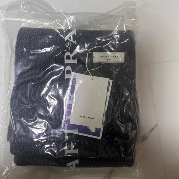 애프터프레이 머플러 네이비