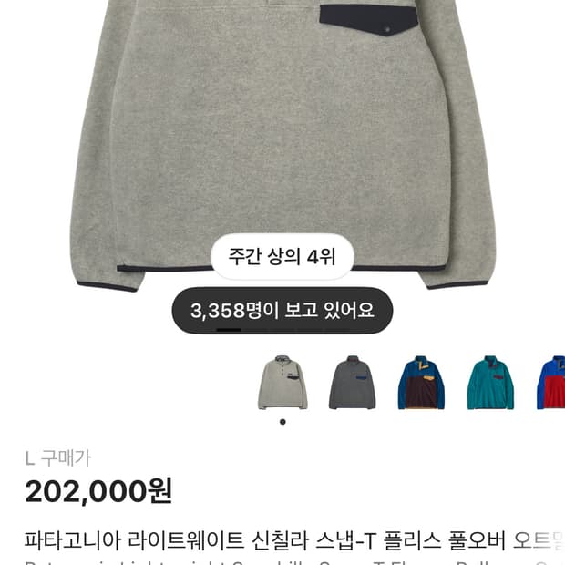 파타고니아 신칠라 L