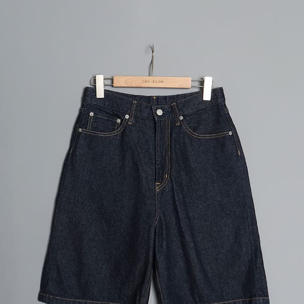 G U Denim Wide Shorts (28~29)