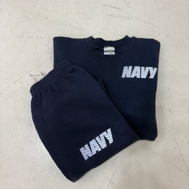 90‘s US Navy Soffee Pt Sweat Set-up