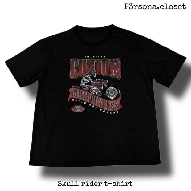 Skull rider t-shirt