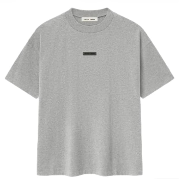 피오갓 에센셜 반팔 티셔츠 그레이 미개봉 새제품(L, XL)