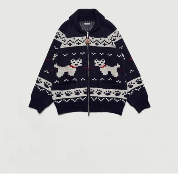 누아르나인 코위찬 니트집업