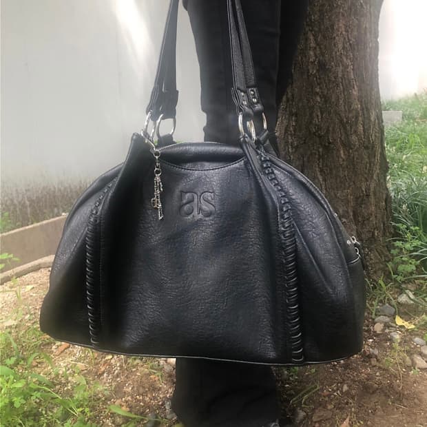 애즈온 보니타 빅백 블랙