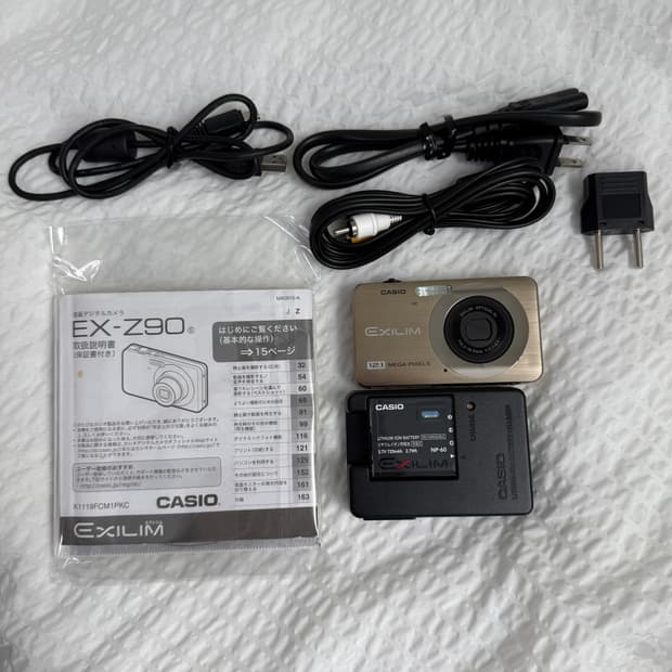 카시오 엑슬림 ex z90 골드