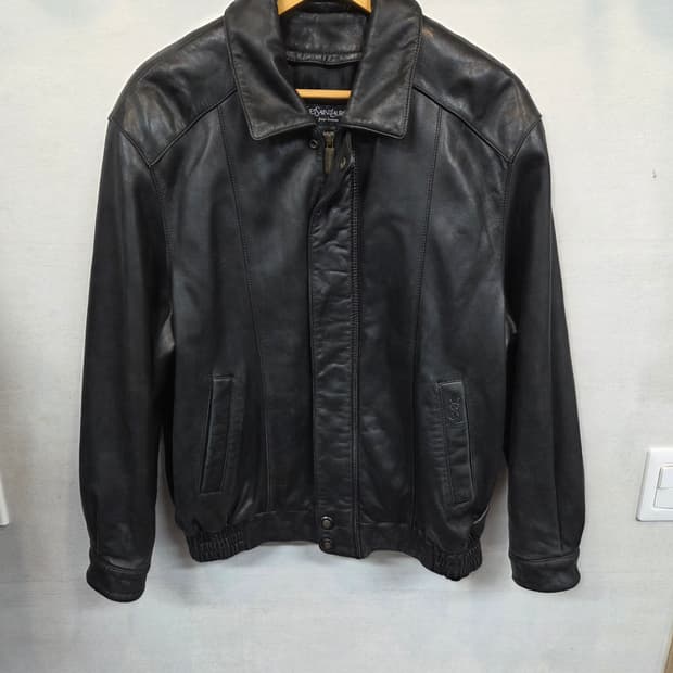 입생로랑 빈티지 올드스쿨 양가죽 봄버자켓 L