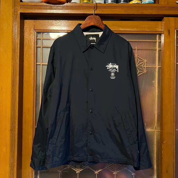 스투시 월드투어 코치자켓