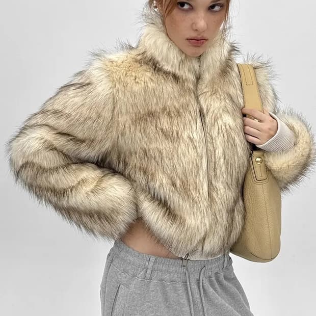 블랙업 MADE 라뷰 투톤퍼 하이넥 점퍼 [자체제작 제작상품 반목 퍼