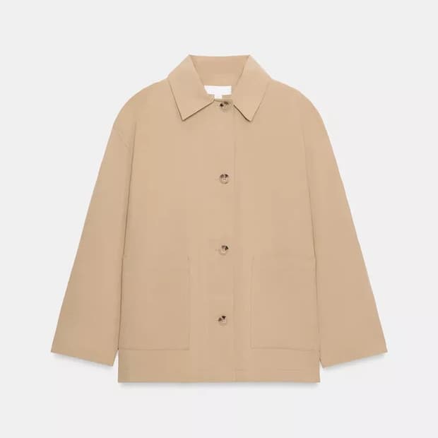 ZARA 자라 패치 포켓 재킷 미디움 카멜 6119021756