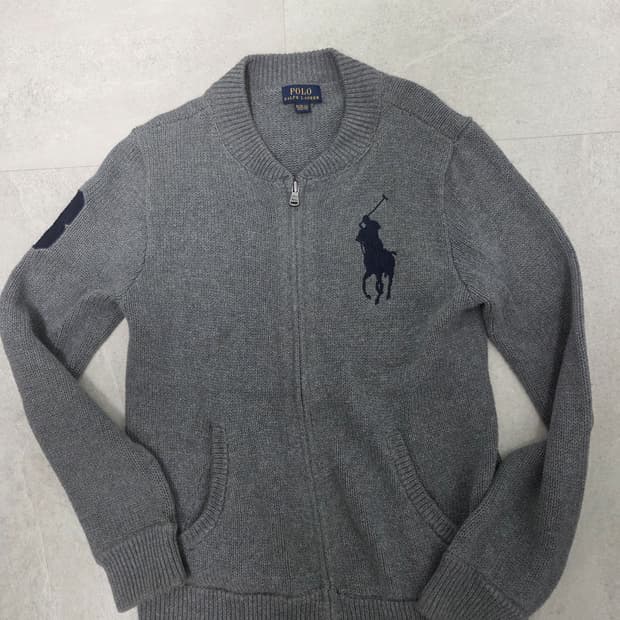 폴로 랄프로렌 빅포니 코튼 집업 니트