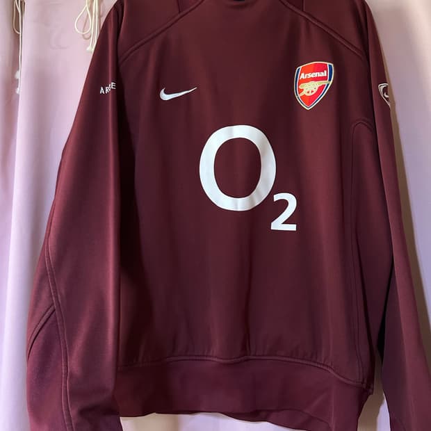 나이키 아스날 05-06 하이버리 써멀탑 나이키아스날 버건디 대장 희귀