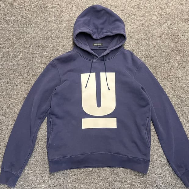 [105] 언더커버 U 로고 후드티 네이비 4사이즈 